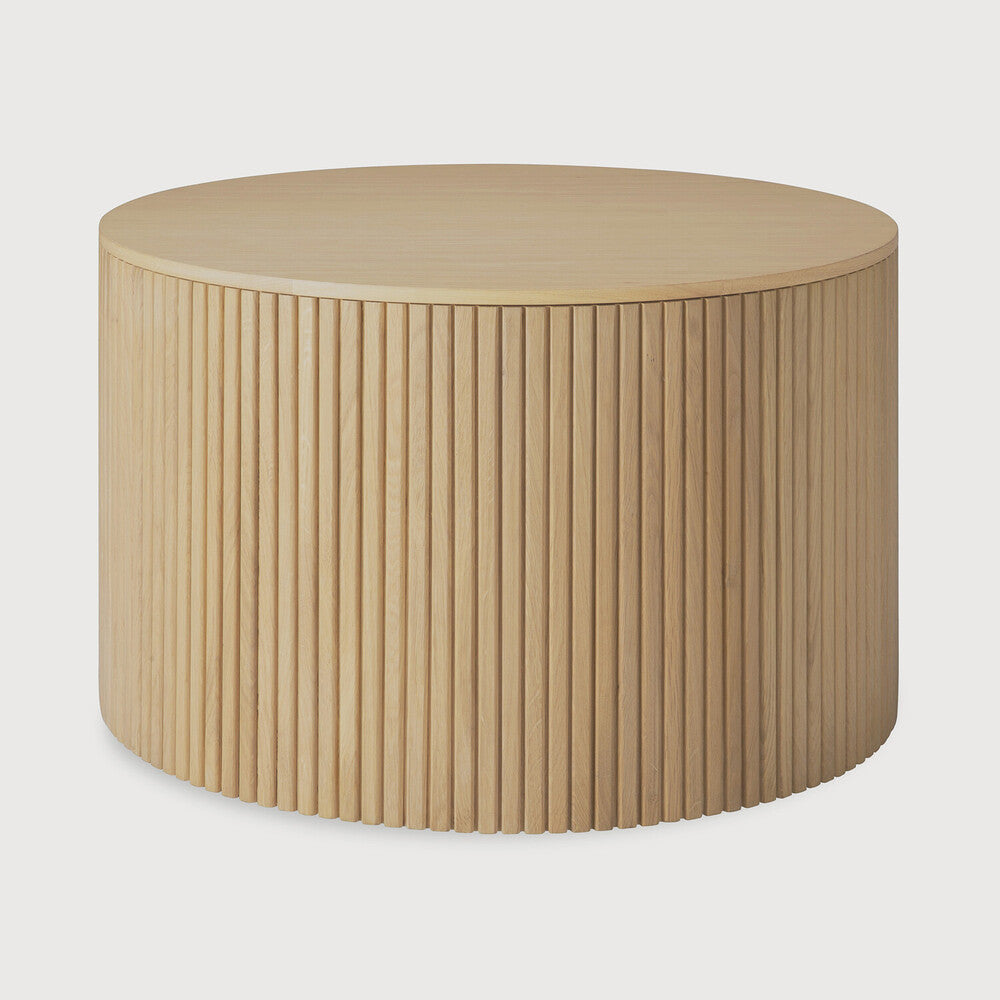 Ethnicraft - table Basse Roller Max - Chêne massif huilé - 60 x 60 x H37