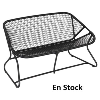 Fermob - Sixties - Banquette 2 places - Réglisse (En stock)