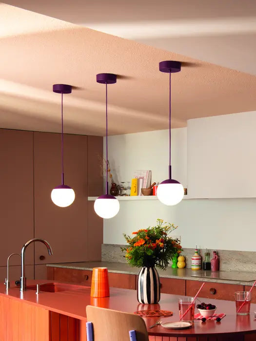 Fermob - Suspension Mooon!  - Diam. 15 Cm - Fillaire LED Connectable Bluetooth - 4 Coloris