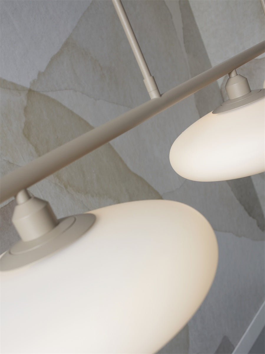 It's About Romi - Suspension Sapporo - 3 Feux - Sable / verre blanc