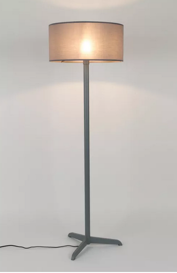 Zuiver - lampadaire "Shelby" gris - Déstockage - (-50%)