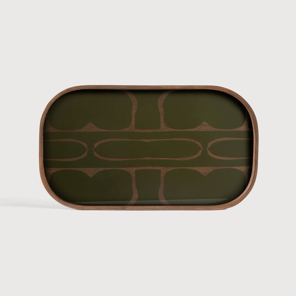 Ethnicraft - Plateau Second nature Glass - Rectangulaire - 42 x 24 x H3