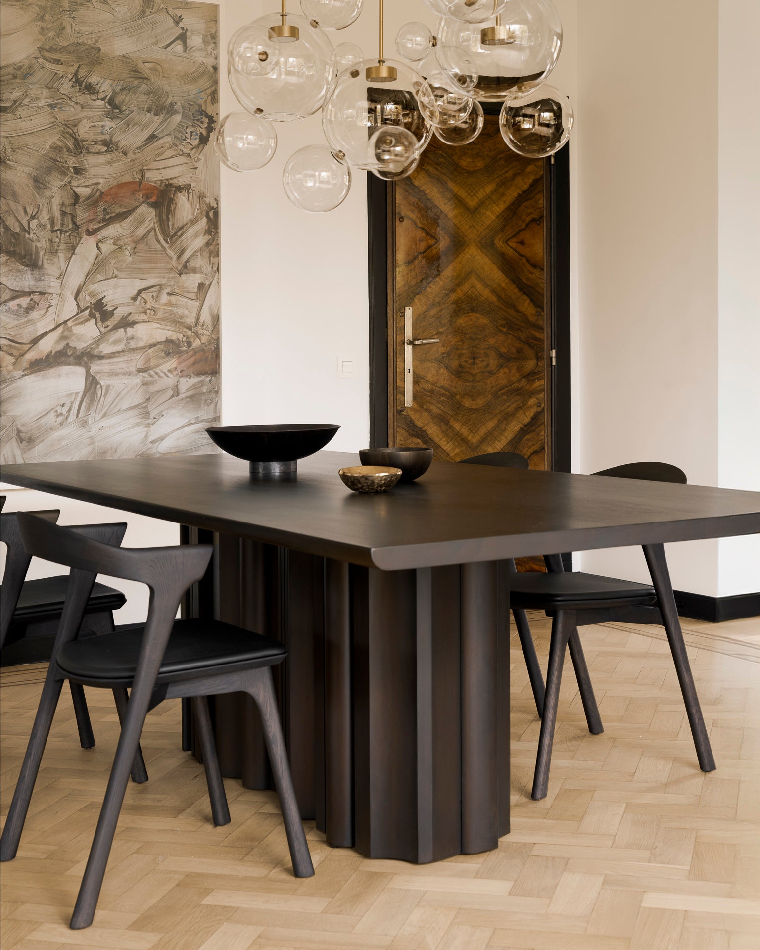 Ethnicraft - Table Sequence - Acajou Brun Foncé - 240 x 110 x H76