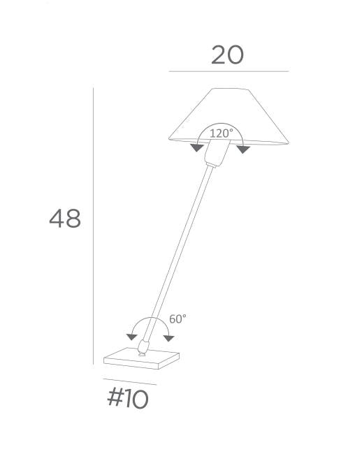 Stéphane Davidts - Tanis 1 - Lampe sur pied