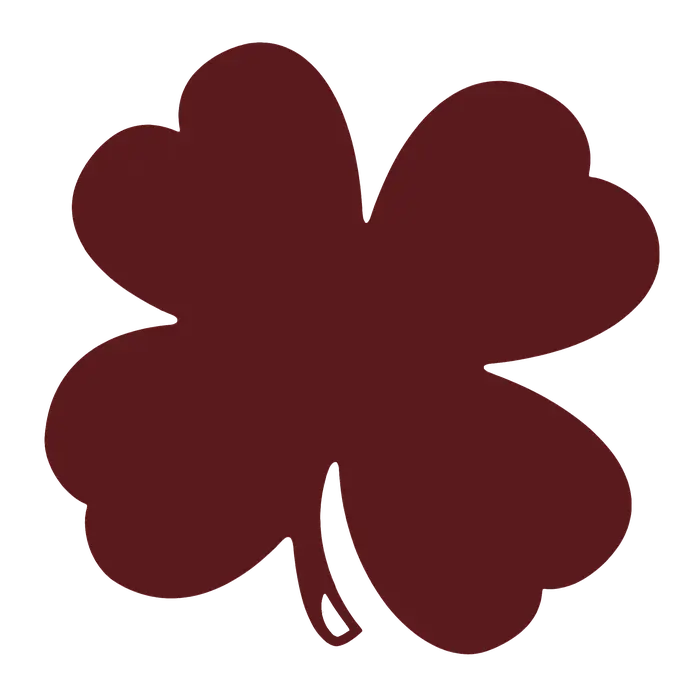 Fermob - Dessous de Plat Trèfle - Cerise Noire