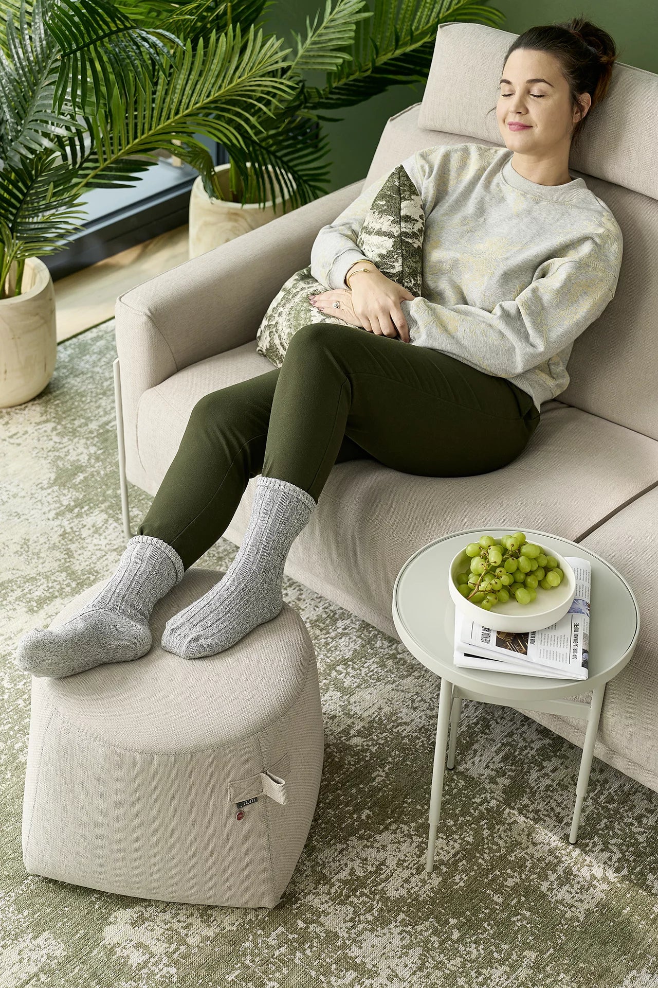 Rom 1961 - Pouf Vanni - Prix tissu catégorie 1