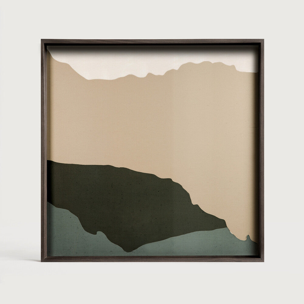 Ethnicraft - Plateau Wabi Sabi Glass - Carré - S - 51 x 51 x H 4 (-30%)