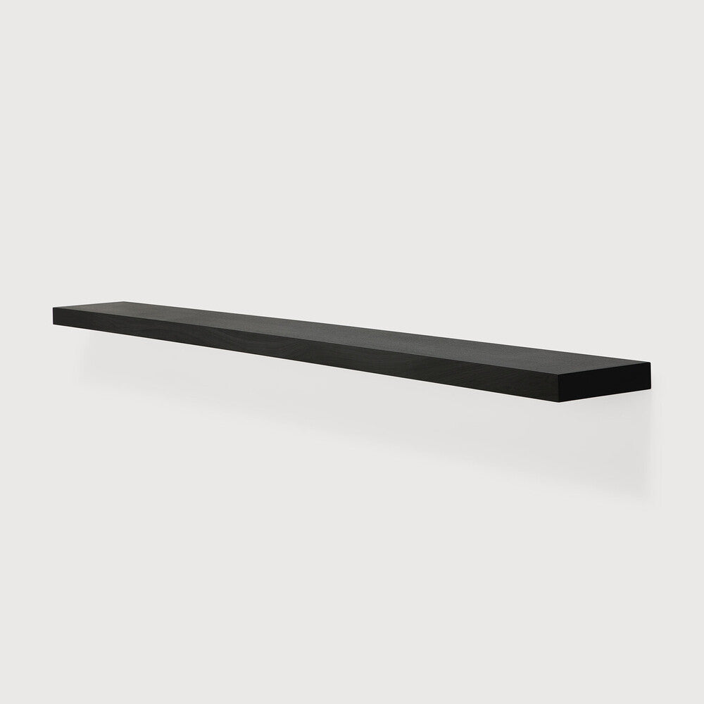 Ethnicraft - Etagère autoportante black wall - Chêne verni - 70 x 22 x H5