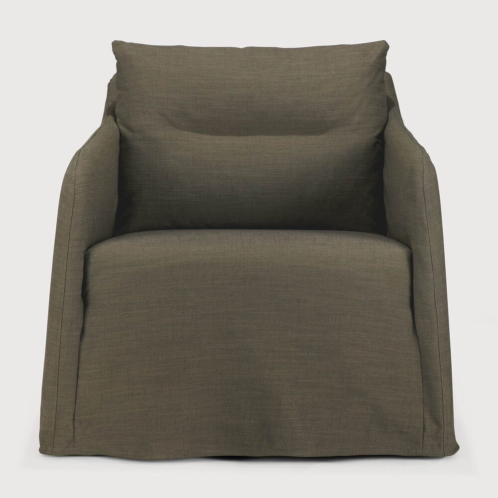Ethnicraft - Fauteuil Weave - Tissu Green