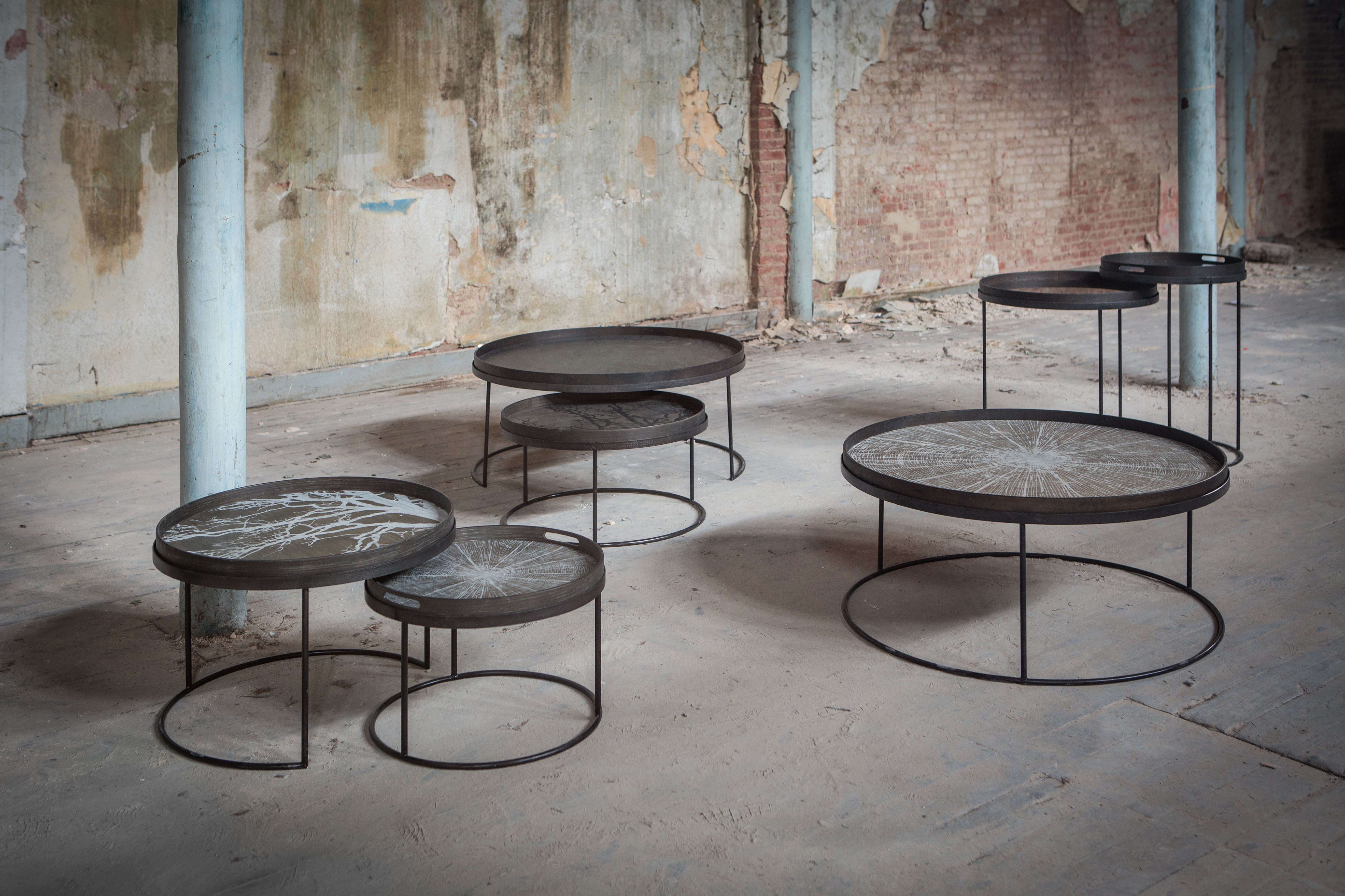 Ethnicraft - Plateau White Tree Bois - round - L - 61 x 61 x H4