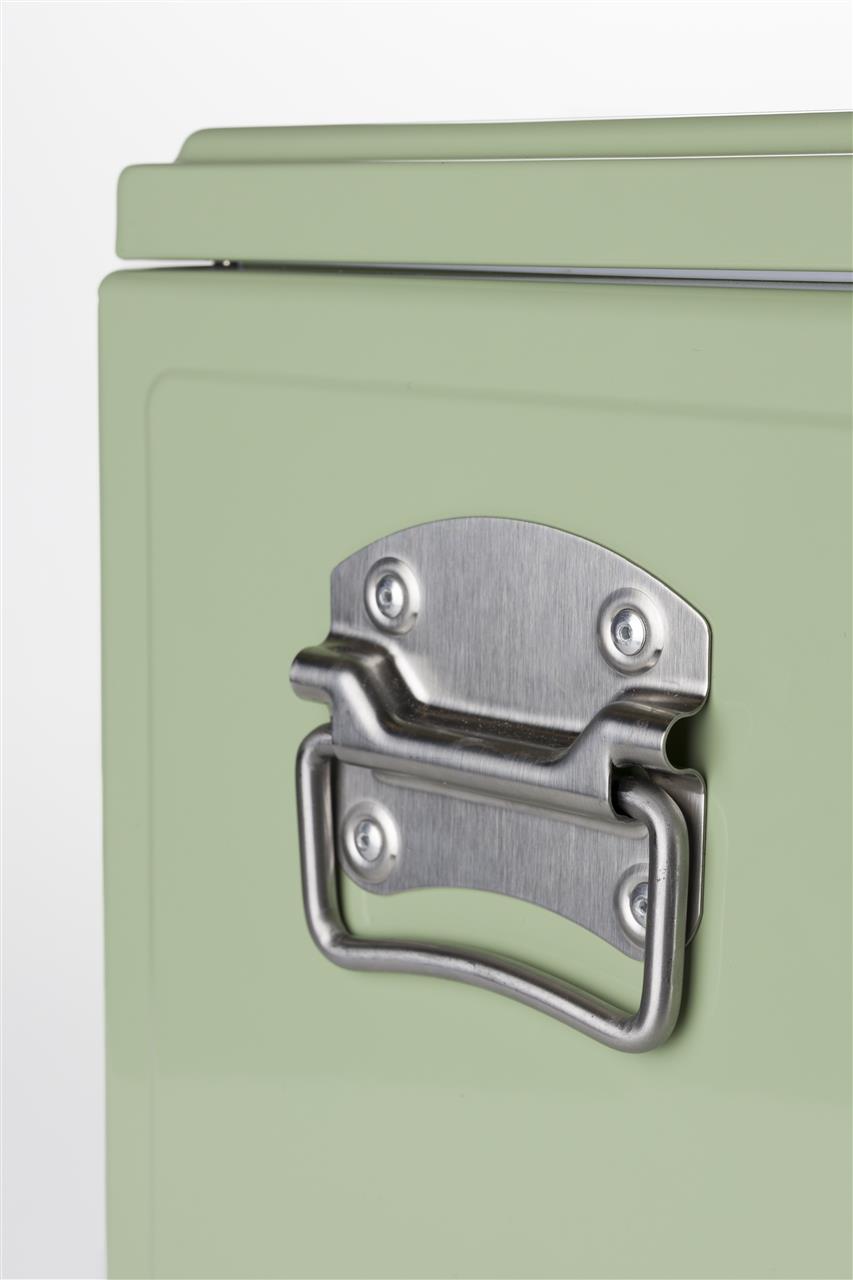 Zuiver - Glacière Cooler Be Cute - 32 x 25 x H32.5 - Verte/Orange/Crème