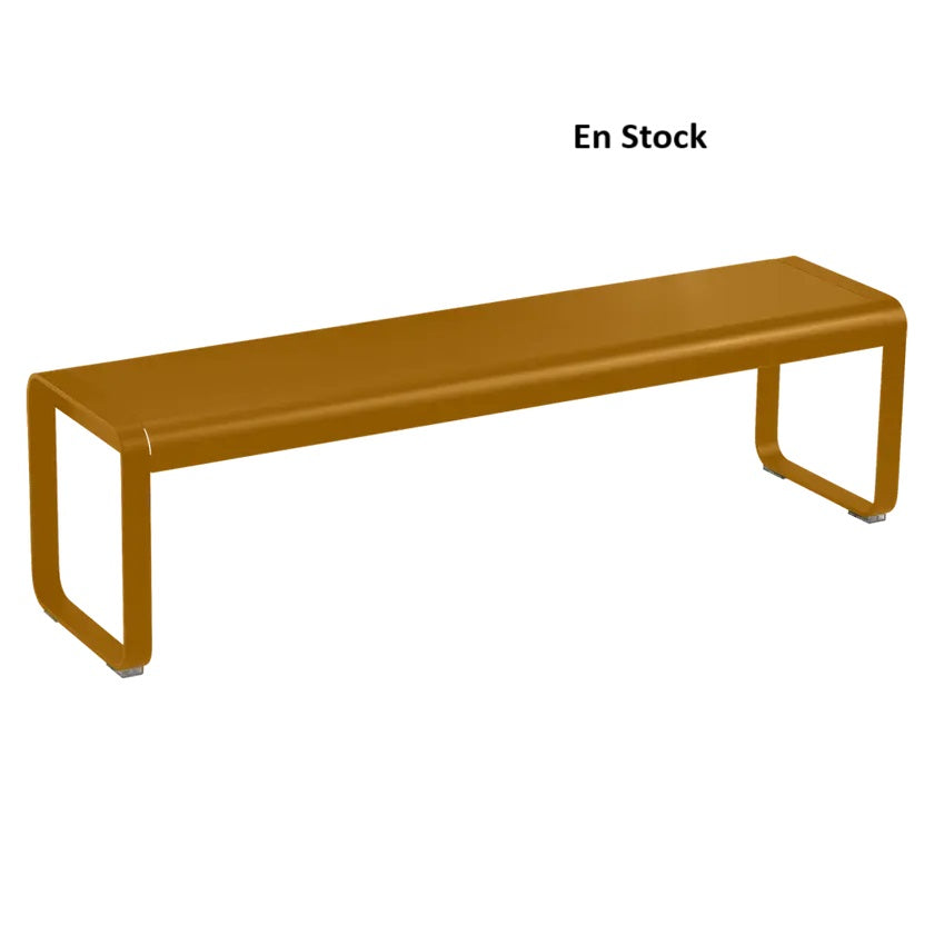 Fermob - Bellevie - Banc 3 places sans dossier - Pain d'Epice (En stock)