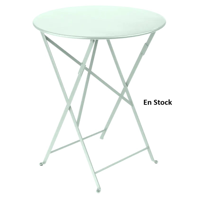 Fermob - Bistro - Table Ronde - Diamètre 60 cm - Acier - Menthe Glaciale (En Stock)