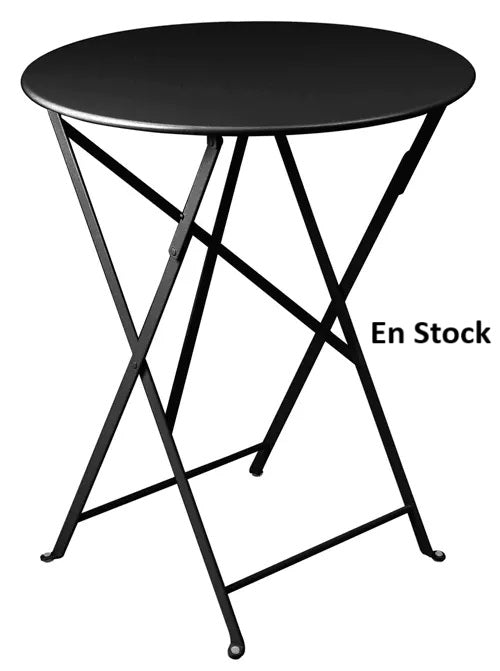 Fermob - Bistro - Table Ronde - Diamètre 60 cm - Acier - Réglisse (En Stock)