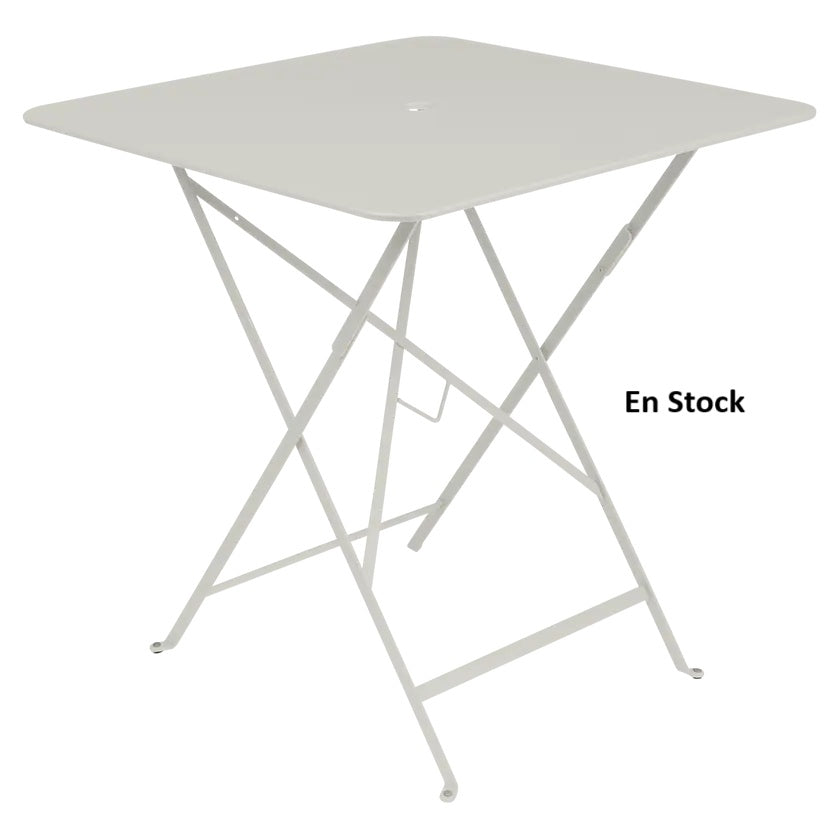 Fermob - Bistro - Table - 71 x 71 x H74 - Acier - Gris Argile (En stock)