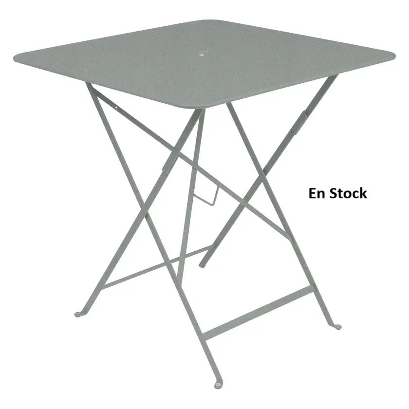 Fermob - Bistro - Table - 71 x 71 x H74 - Acier - Gris Lapili (En stock)