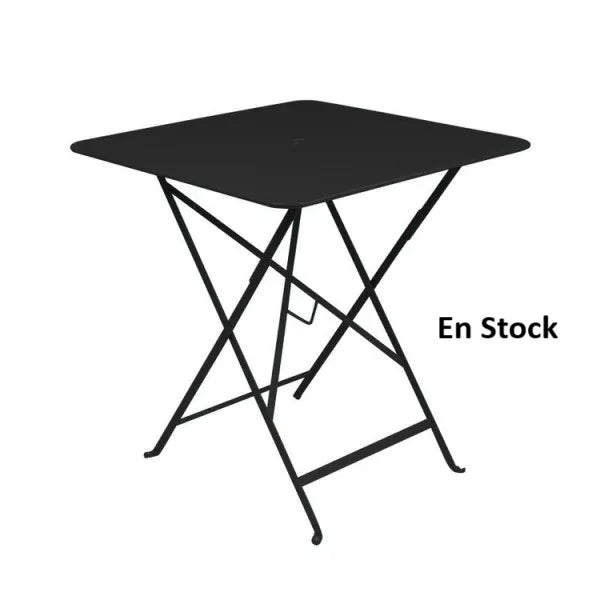 Fermob - Bistro - Table - 71 x 71 x H74 - Acier - Réglisse (En stock)