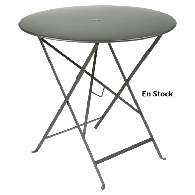 Fermob - Bistro - Table Ronde - Diamètre 77 cm - Acier - Romarin (En Stock)