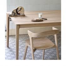Ethnicraft - Table Bok à allonges - Chêne massif - 140/220 x 90 x H76