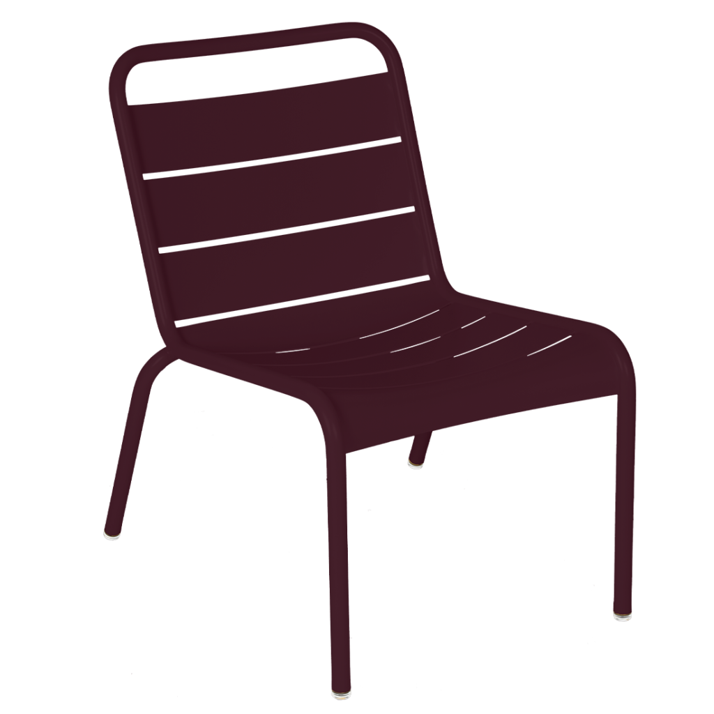 Fermob Luxembourg Chaise lounge — Cerise noire