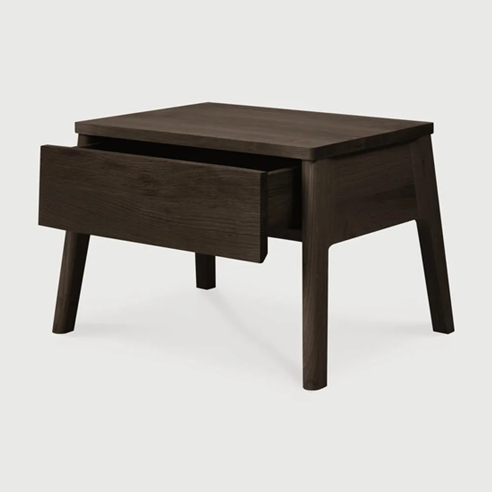 Ethnicraft – Air – Table De Chevet Air – Chêne brun