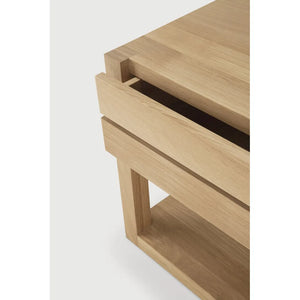 Ethnicraft – Azur – Table De Chevet Azur – Chêne