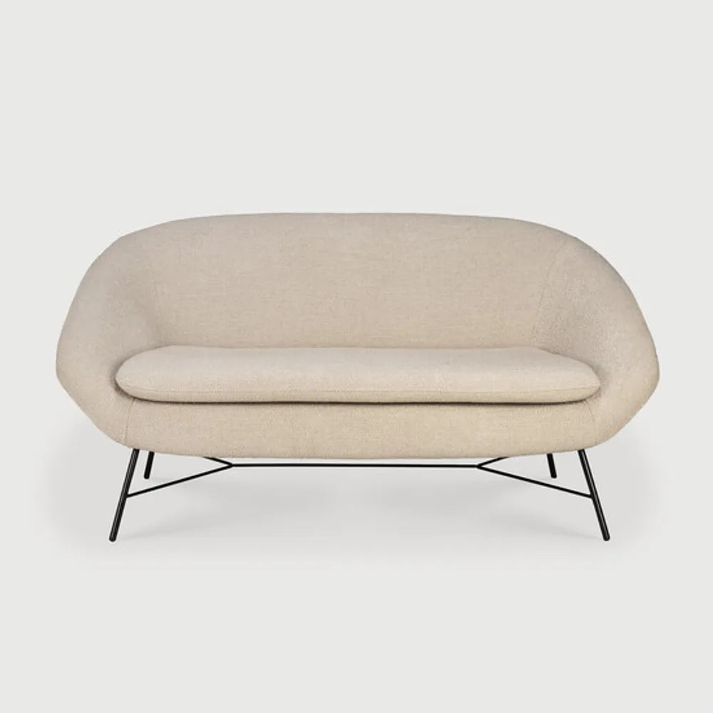 Ethnicraft – Barrow – Canape Barrow – Tissu Off White