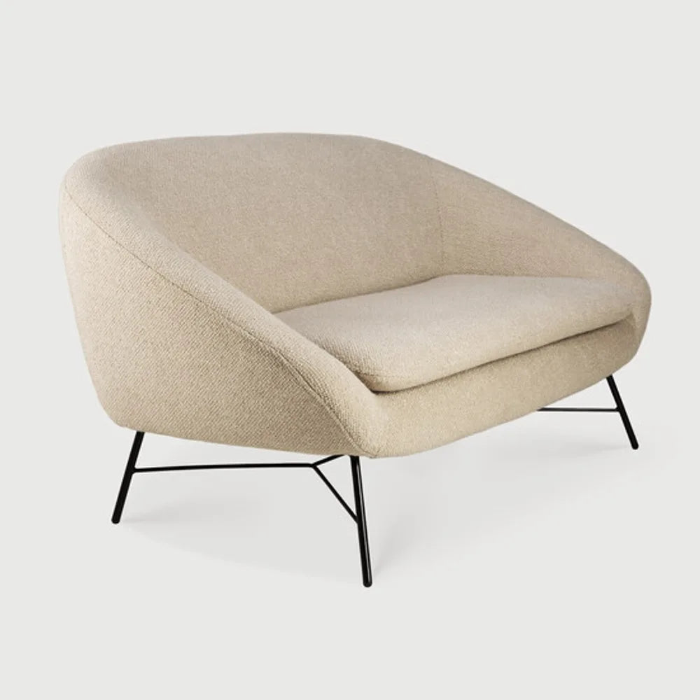 Ethnicraft – Barrow – Canape Barrow – Tissu Off White
