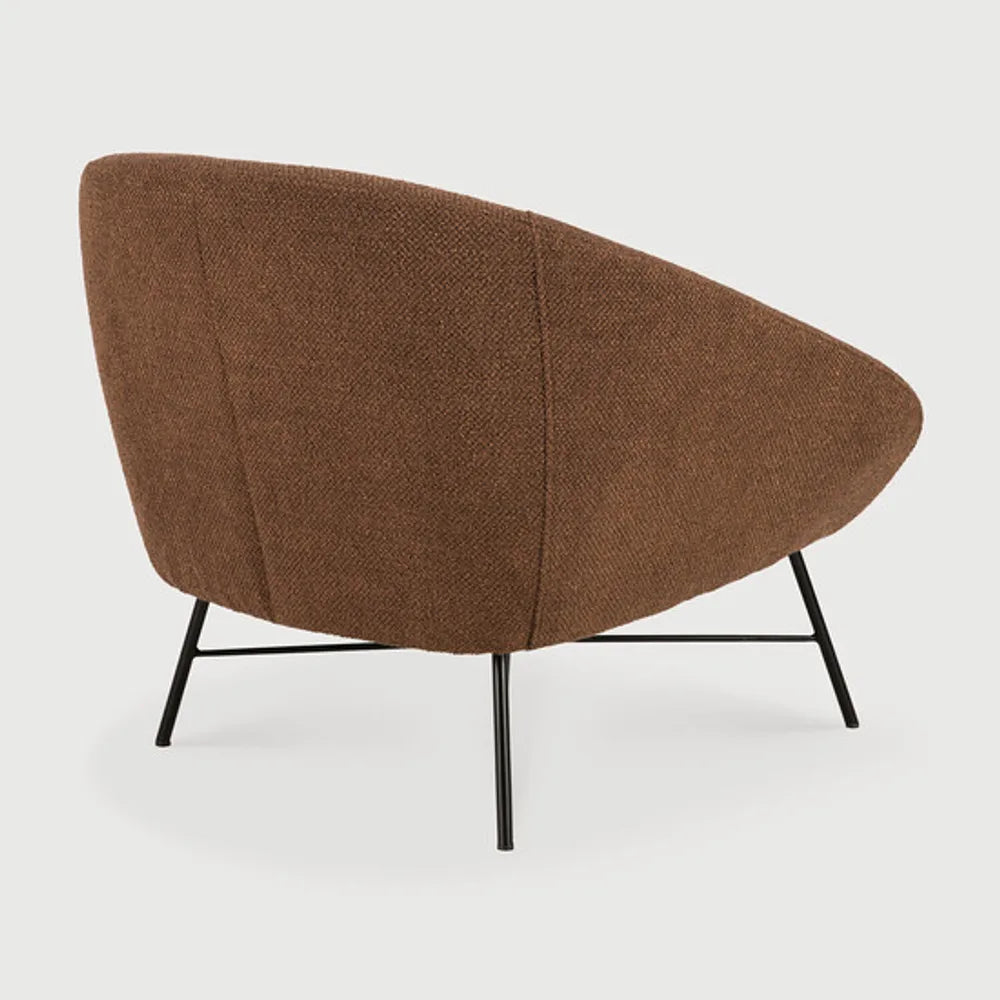 Ethnicraft – Barrow – Fauteuil Barrow – Tissu Copper