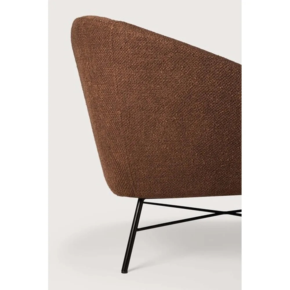 Ethnicraft – Barrow – Fauteuil Barrow – Tissu Copper