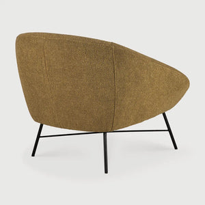 Ethnicraft – Barrow – Fauteuil Barrow – Tissu Ginger