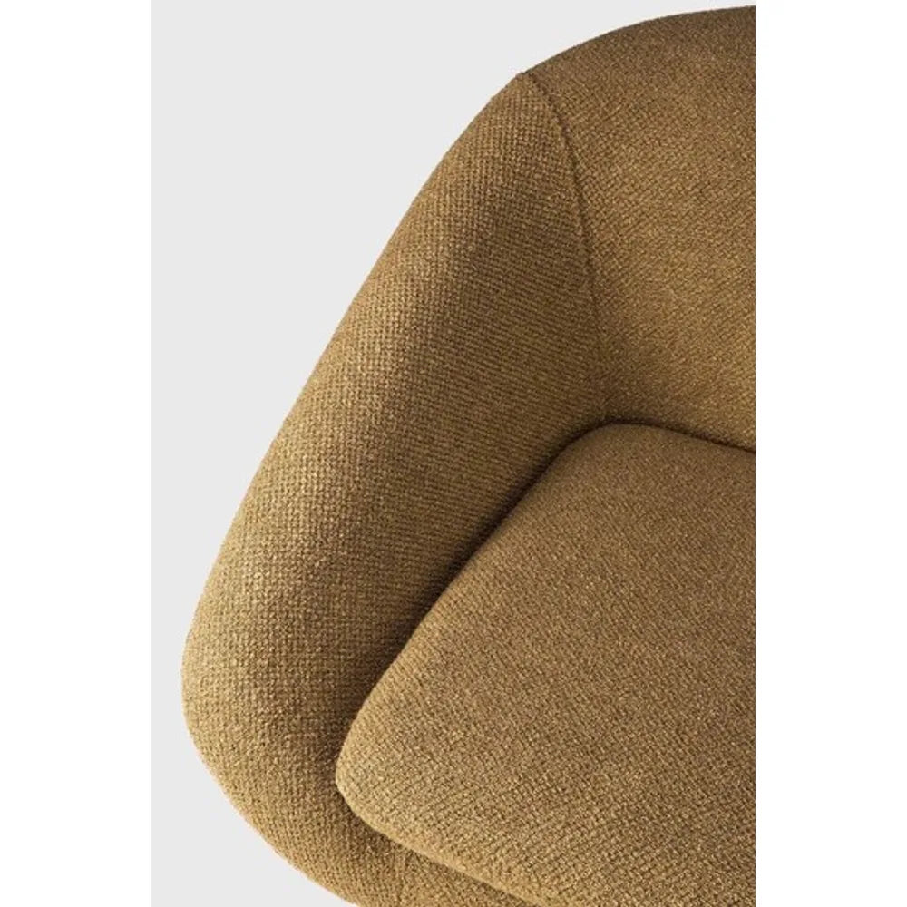 Ethnicraft – Barrow – Fauteuil Barrow – Tissu Ginger