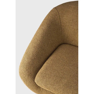 Ethnicraft – Barrow – Fauteuil Barrow – Tissu Ginger
