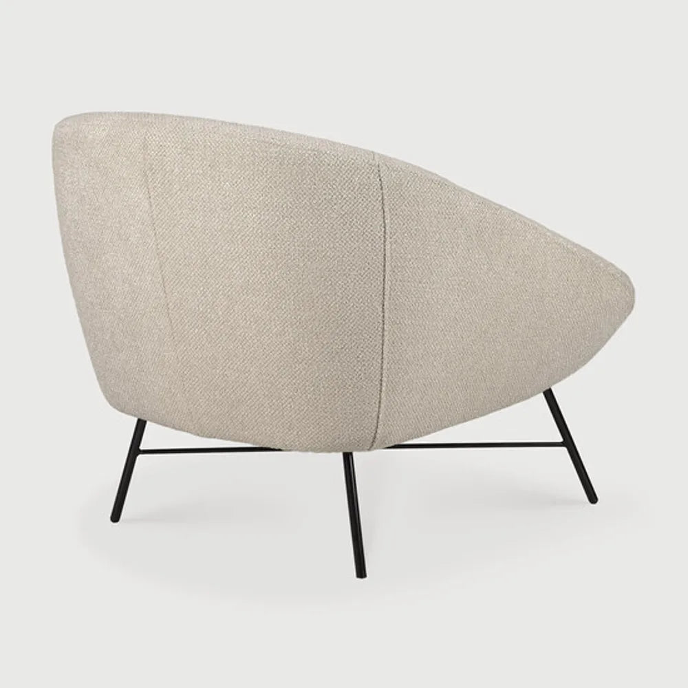 Ethnicraft – Barrow – Fauteuil Barrow – Tissu Off White