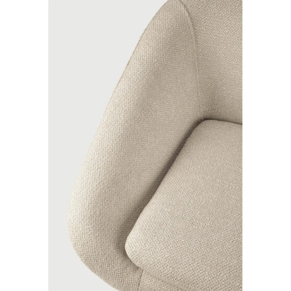 Ethnicraft – Barrow – Fauteuil Barrow – Tissu Off White
