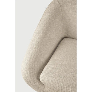 Ethnicraft – Barrow – Fauteuil Barrow – Tissu Off White