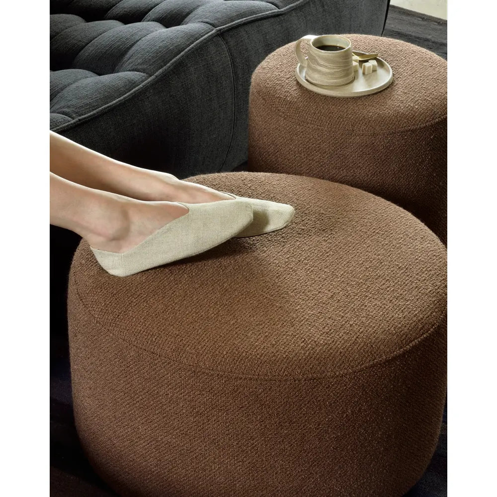 Ethnicraft – Barrow – Pouf Barrow en situation