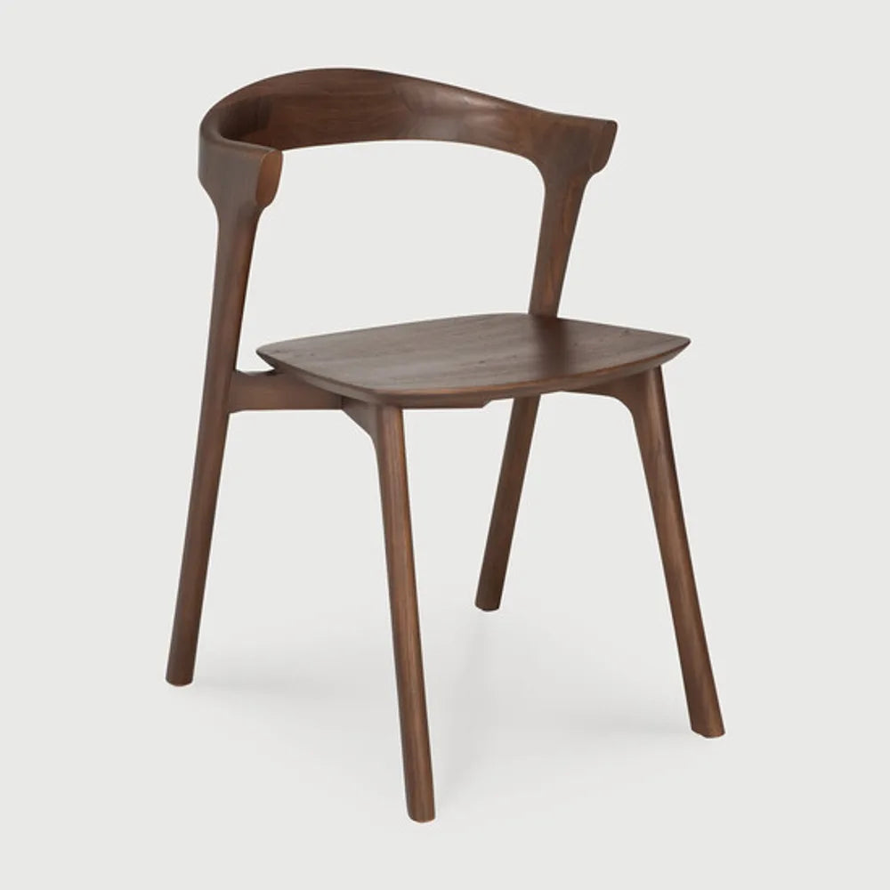 Ethnicraft – Bok – Chaise Bok – Teck brun - Sans revêtement
