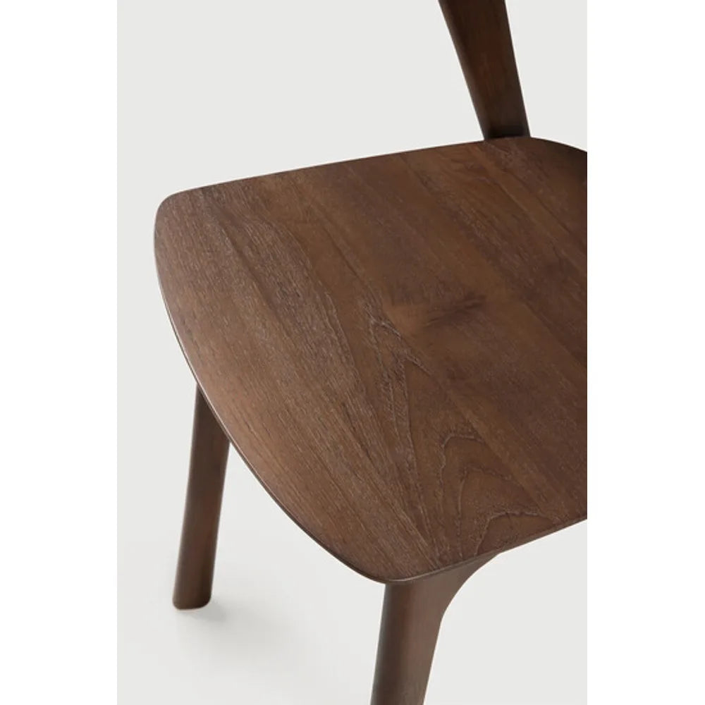 Ethnicraft – Bok – Chaise Bok – Teck brun - Sans revêtement