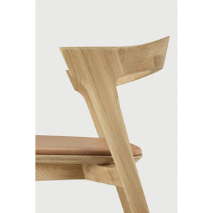 Ethnicraft – Bok – Chaise Bok – Chêne - Cuir de couleur Sienna
