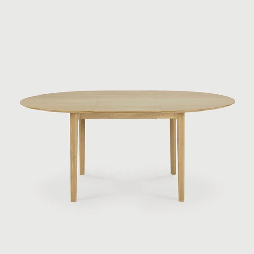 Ethnicraft – Bok – Table à Rallonge Bok – Chêne - 129/179 cm