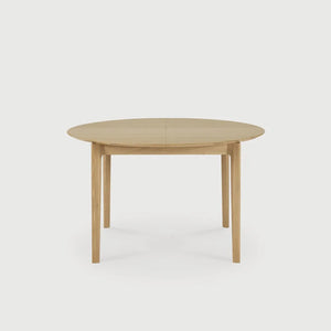 Ethnicraft – Bok – Table à Rallonge Bok – Chêne - 129/179 cm
