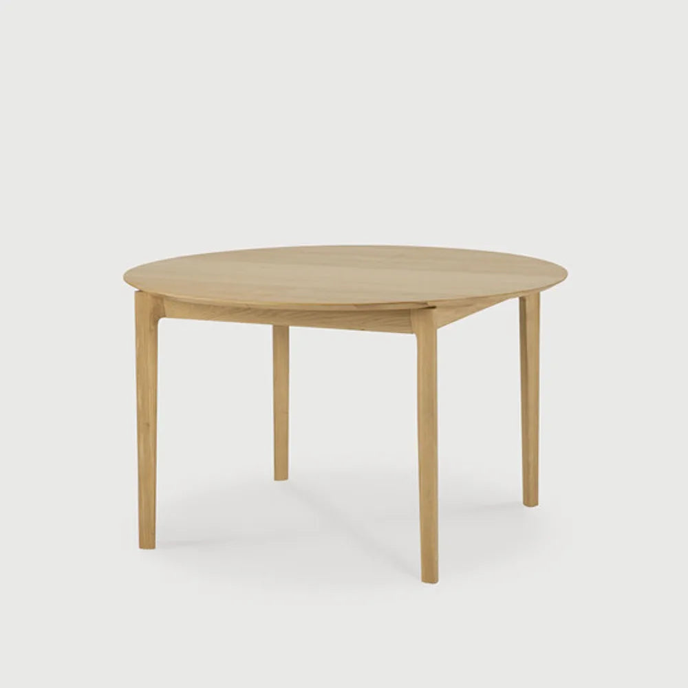 Ethnicraft – Bok – Table à Rallonge Bok – Chêne - 129/179 cm