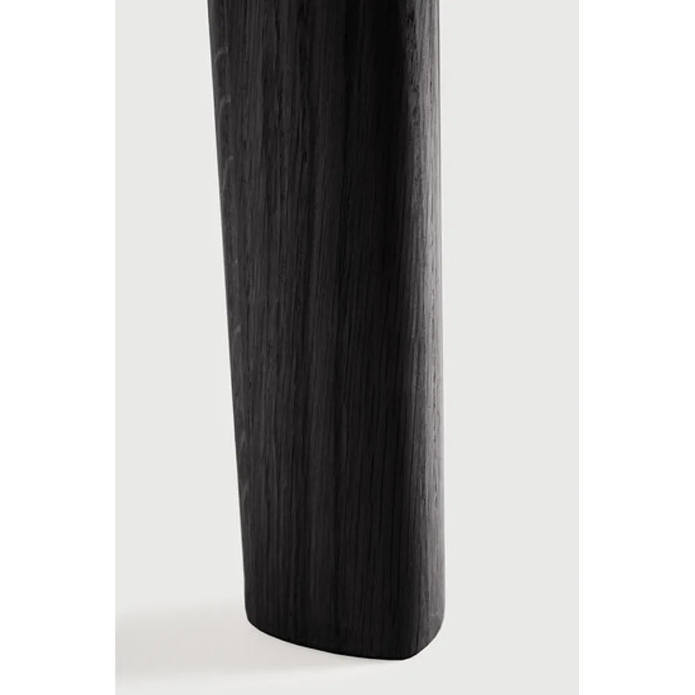 Ethnicraft – Bok – Table à Rallonge Bok – Chêne noir - 129/179 cm