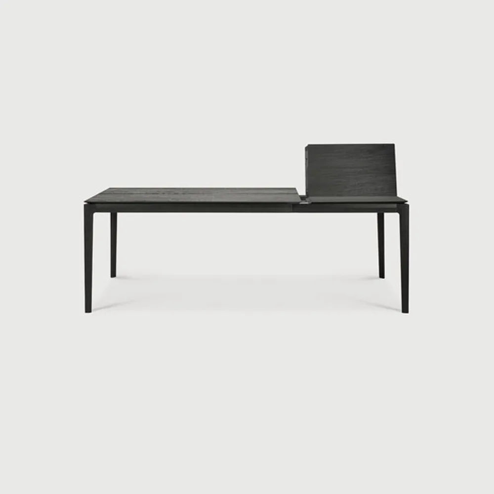 Ethnicraft – Bok – Table A Rallonge Bok – Chêne noir - 140/220 cm