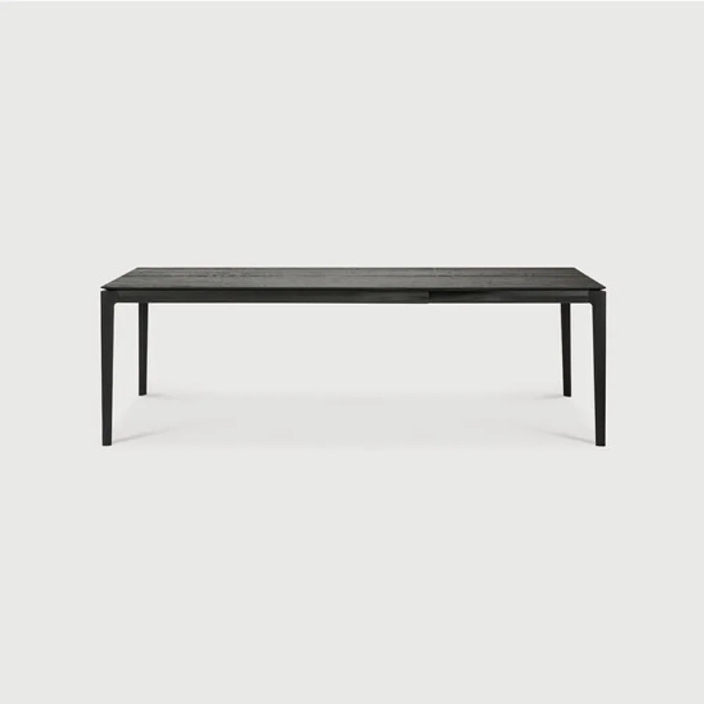Ethnicraft – Bok – Table A Rallonge Bok – Chêne noir - 160/240 cm