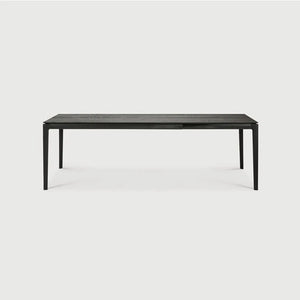 Ethnicraft – Bok – Table A Rallonge Bok – Chêne noir - 160/240 cm