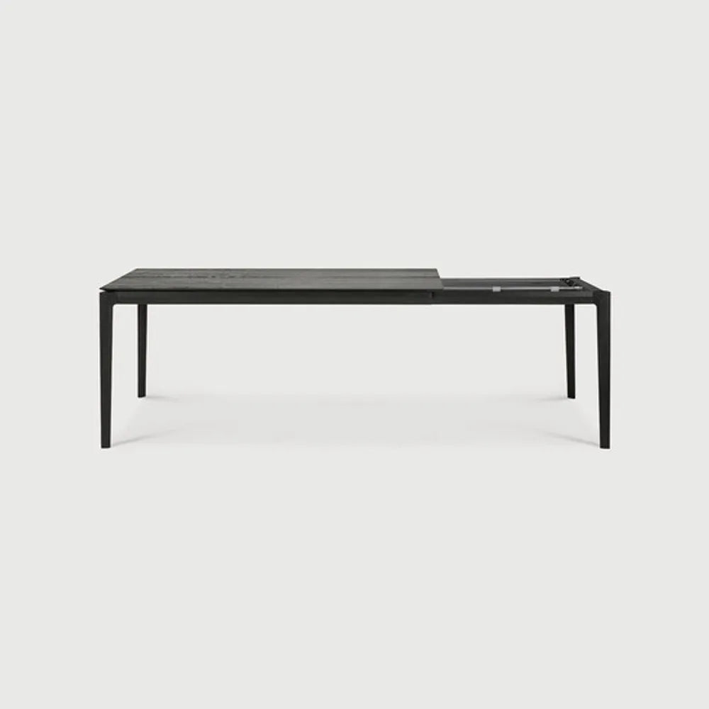 Ethnicraft – Bok – Table A Rallonge Bok – Chêne noir - 160/240 cm