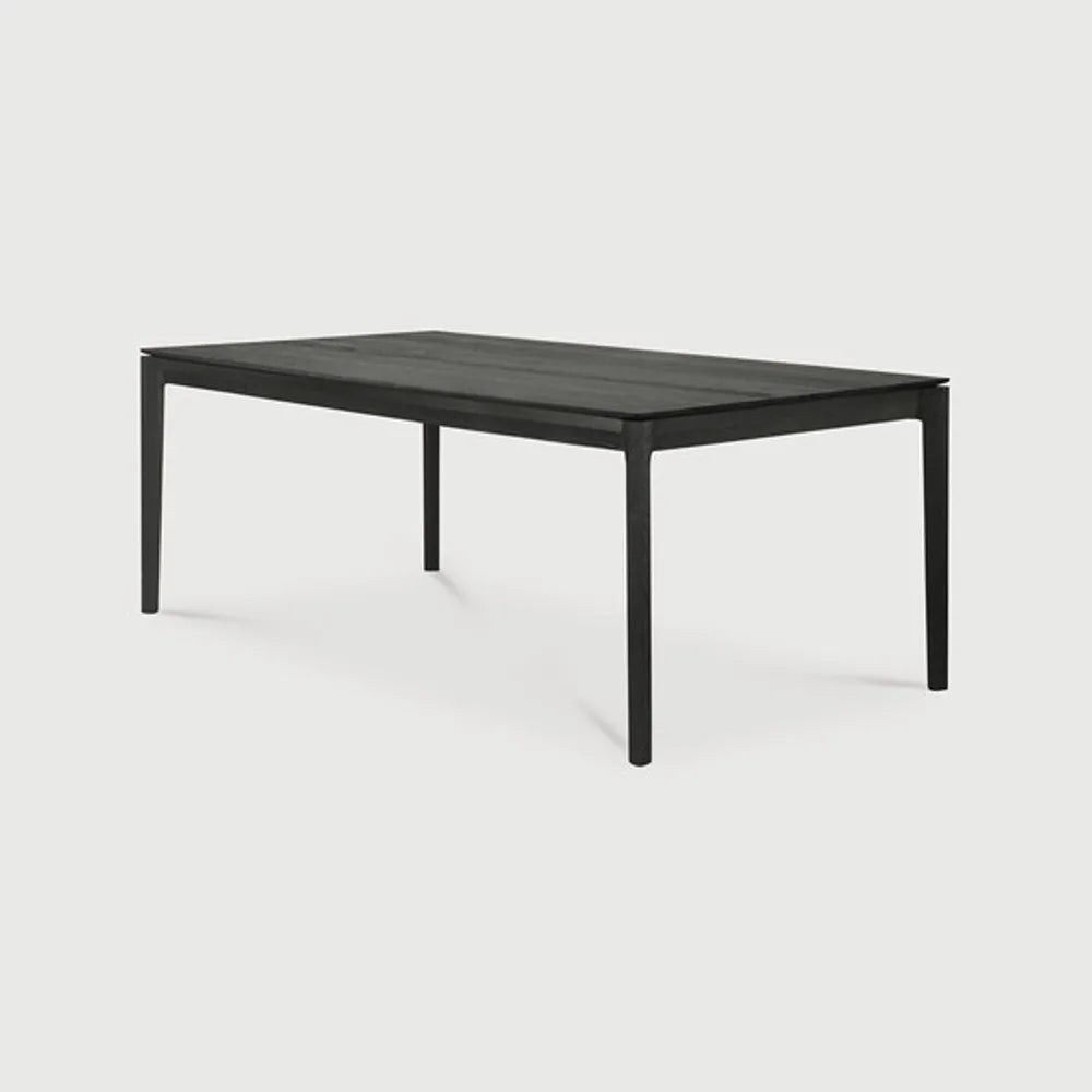 Ethnicraft – Bok – Table A Rallonge Bok – Chêne noir - 180/280 cm