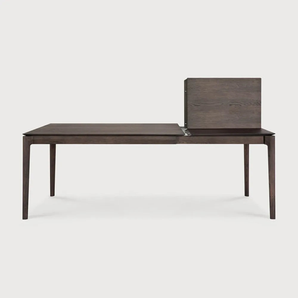 Ethnicraft – Bok – Table A Rallonge Bok – Chêne brun - 140/220 cm